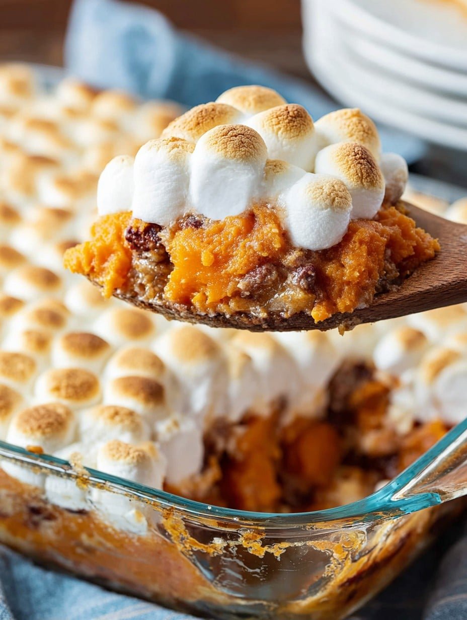 Sweet Potato Casserole with Marshmallows 1 Sweet Potato Casserole with Marshmallows