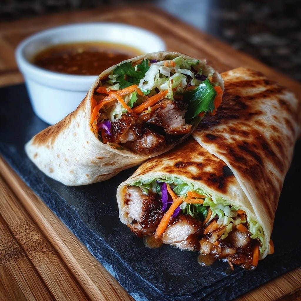Teriyaki Chicken Wrap Recipe