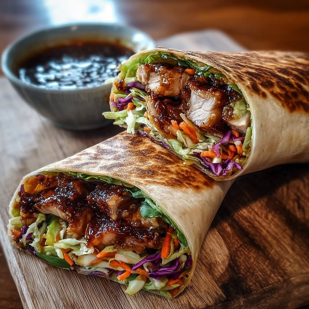 Teriyaki Chicken Wrap Recipe