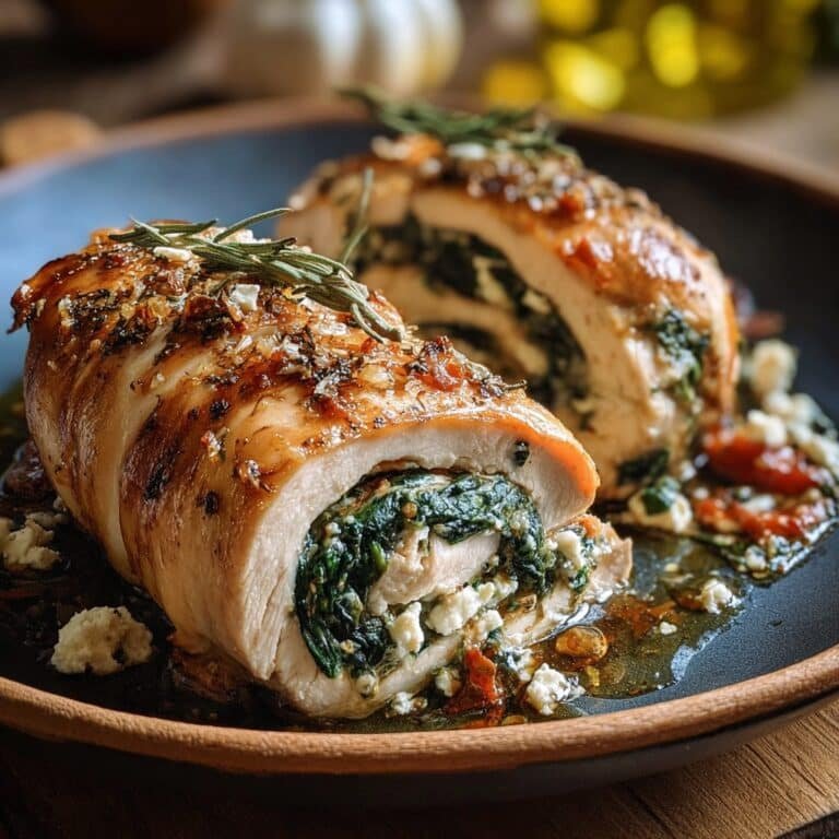 THE BEST RECIPE For Rolled Chicken with Feta & Spinach 3 THE BEST RECIPE For Rolled Chicken with Feta & Spinach