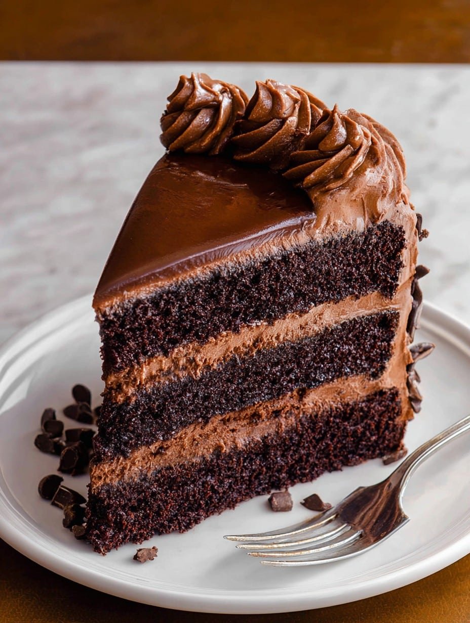 Triple Chocolate Cake 1 Triple Chocolate Cake