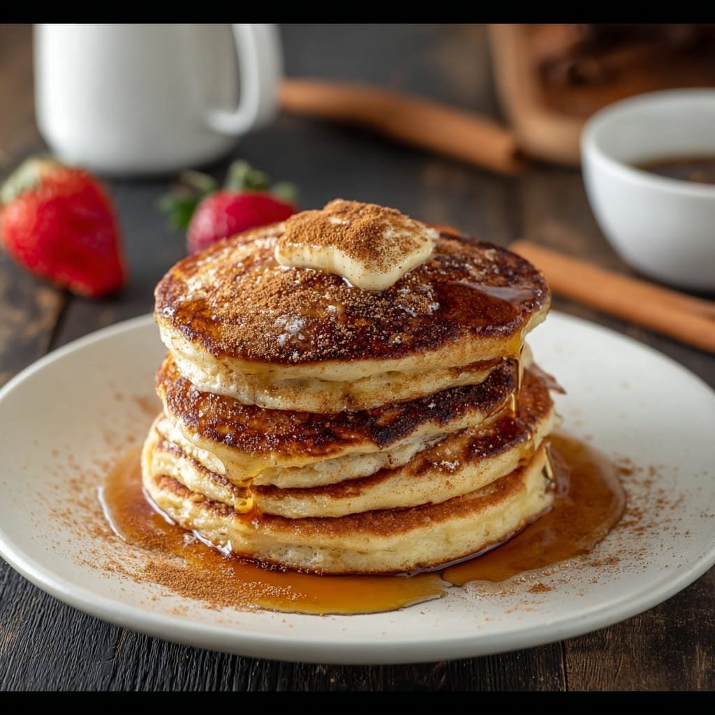 VANILLA CINNAMON BUTTERMILK PANCAKES