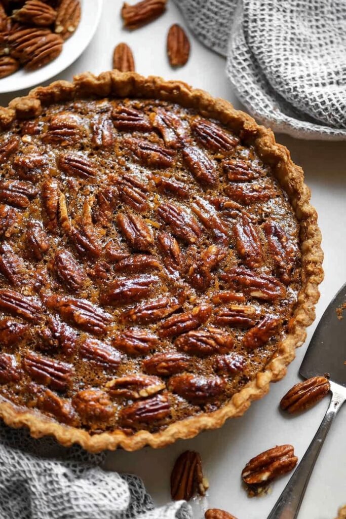 A Delicious, Irresistible Picture of Healthy Pecan Pie Recipe