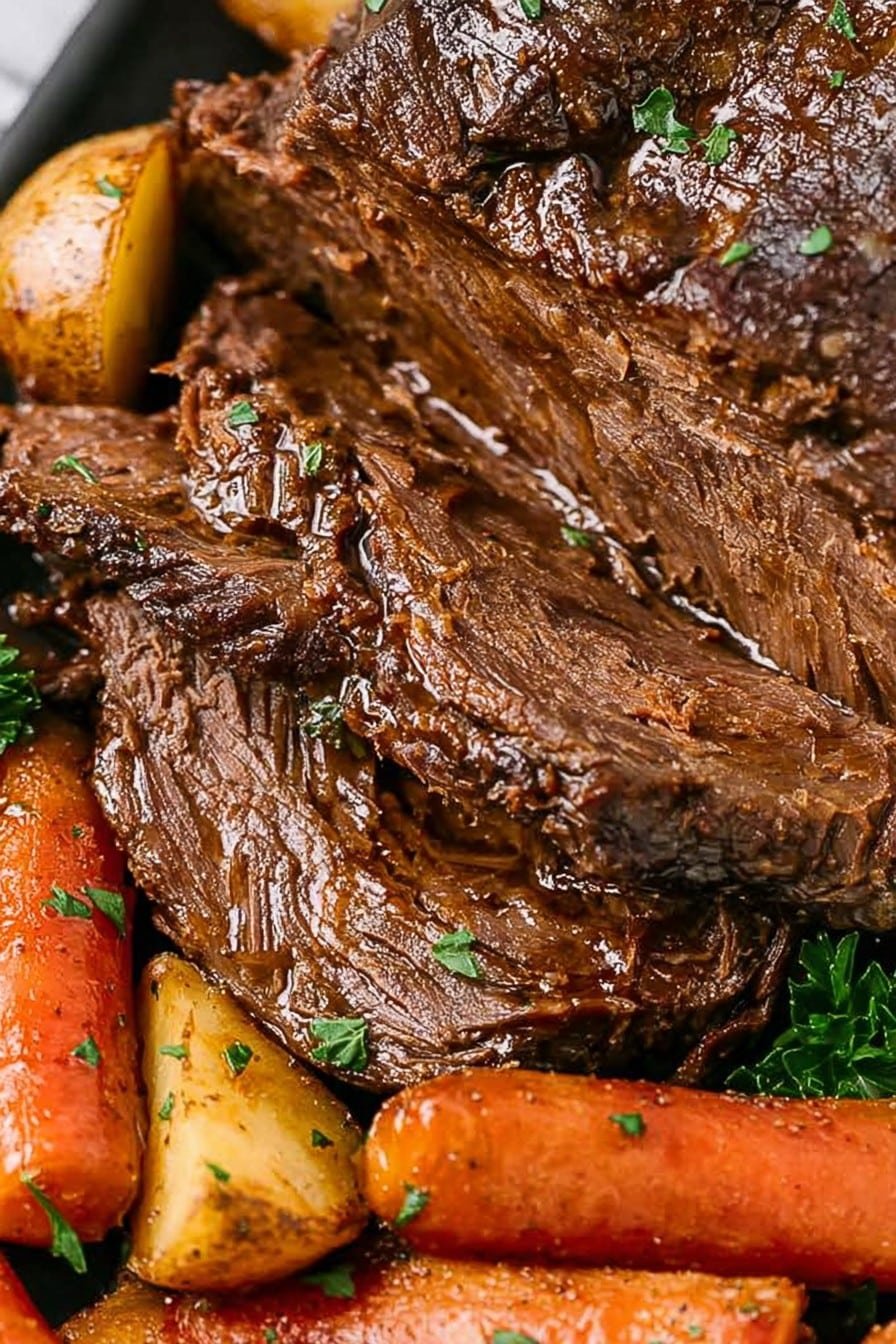 A delicious, irresistible picture of Slow Cooker Roast Beef