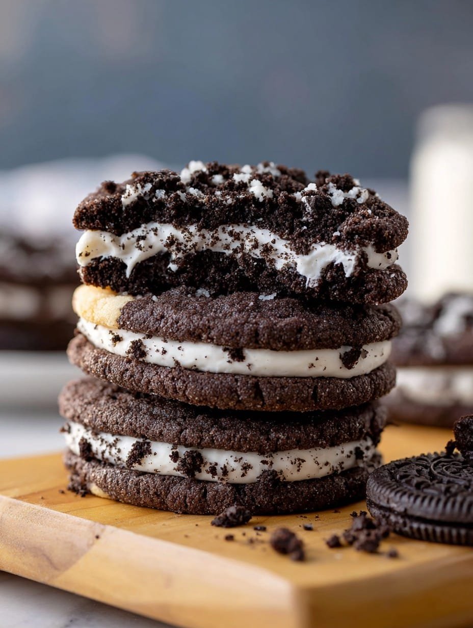 Chocolate Oreo Crumbl Cookie