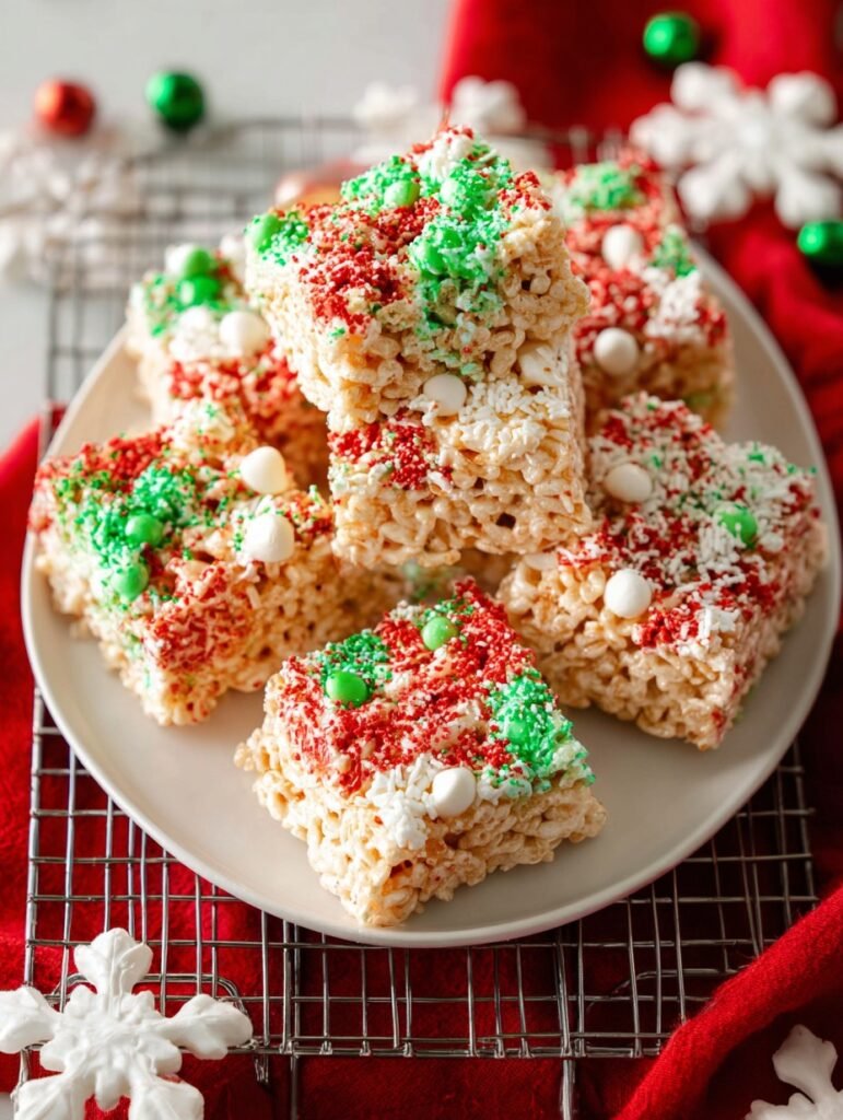 Christmas Rice Krispie Treats That Feel Like Home