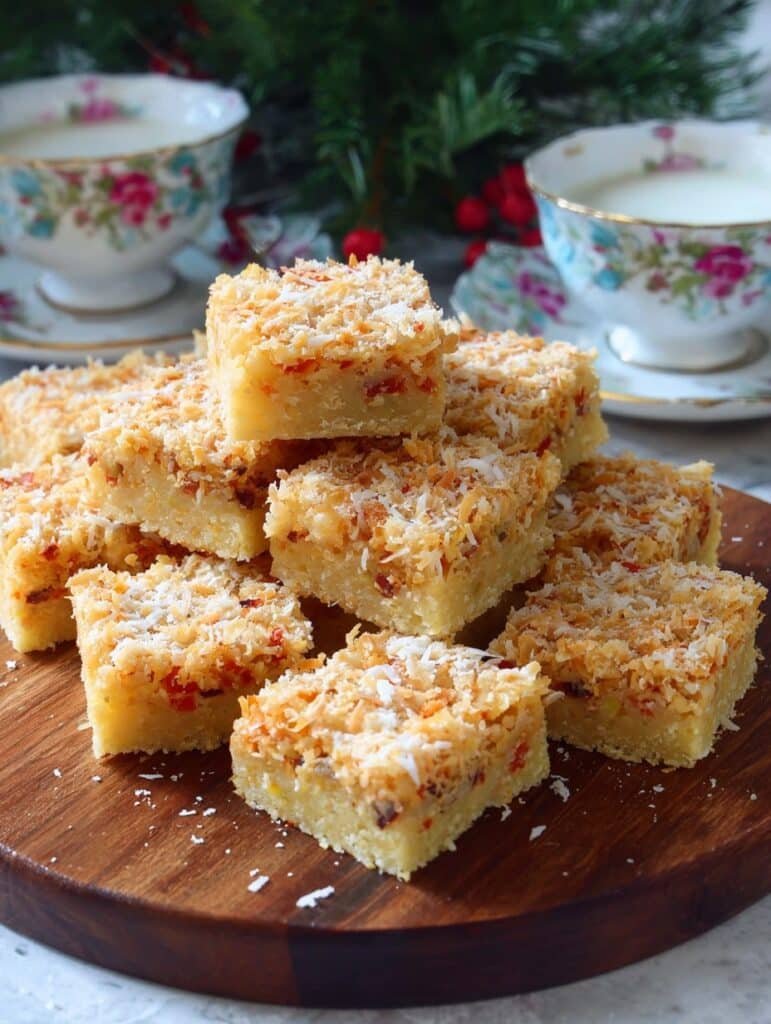 Coconut Mixed Peel Squares: My Best Old-Fashioned Treat