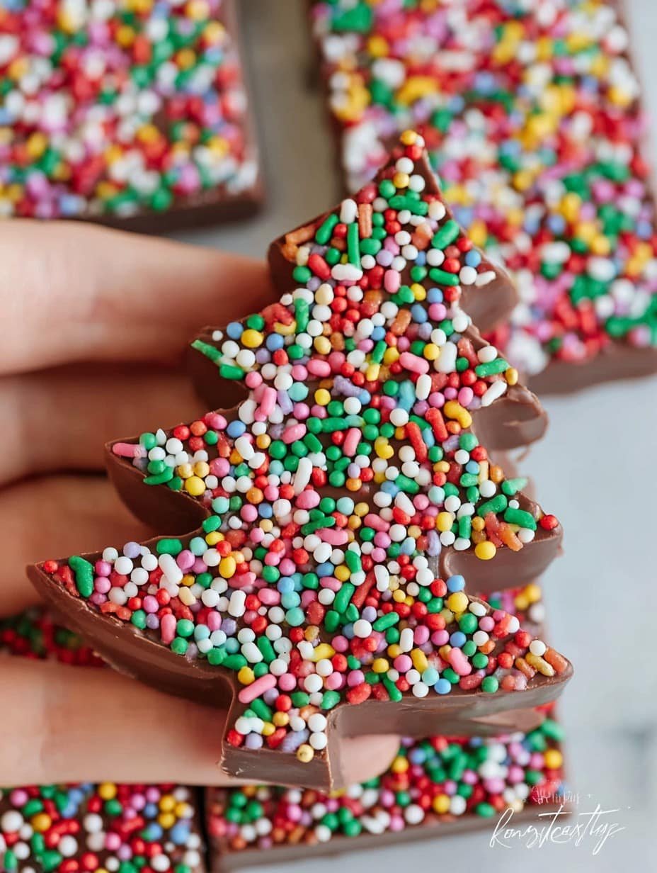 Cookie Cutter Sprinkle Chocolate Bars