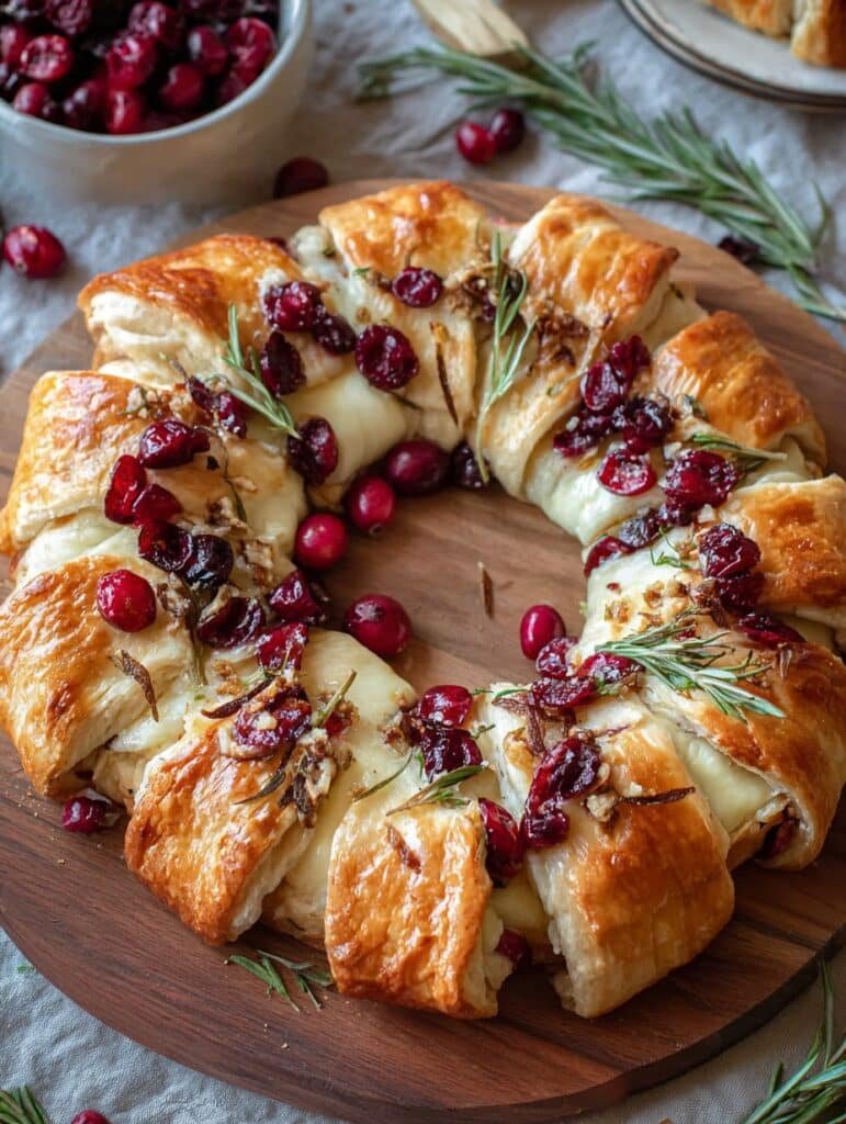 Cranberry Brie Wreath