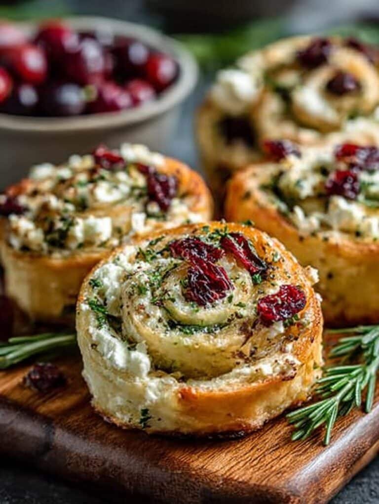 Cranberry Cream Cheese Pinwheels with Feta & Herbs Recipe Guide
