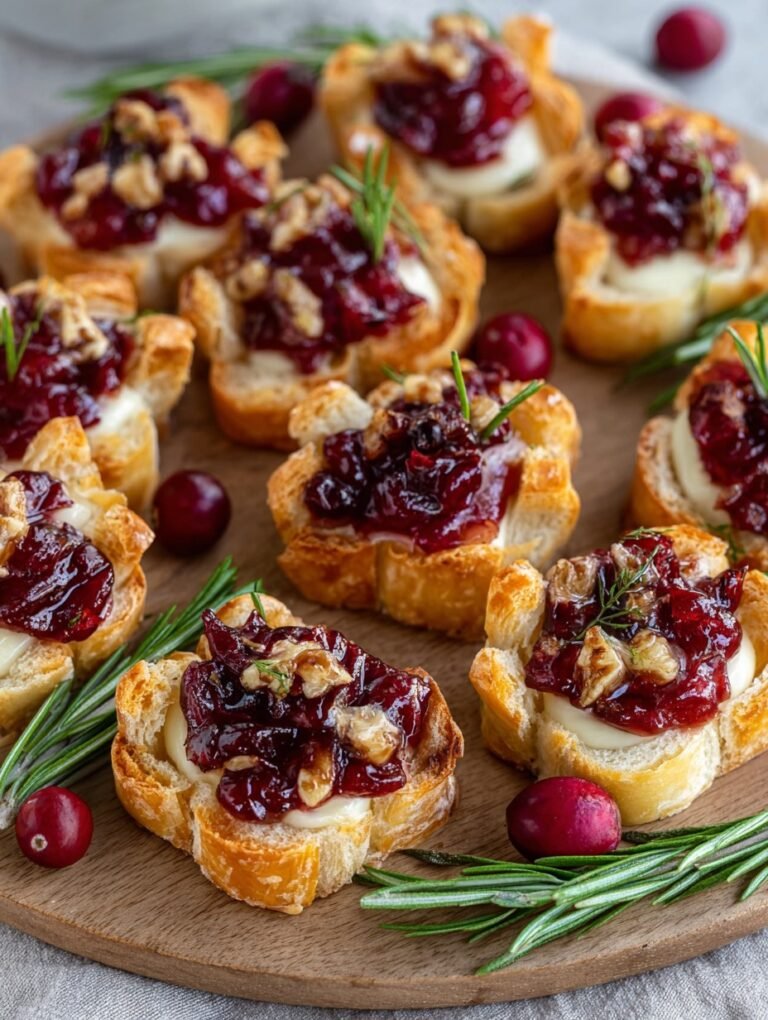 Cranberry Brie Bites: Easy Appetizer Even I Can’t Mess Up