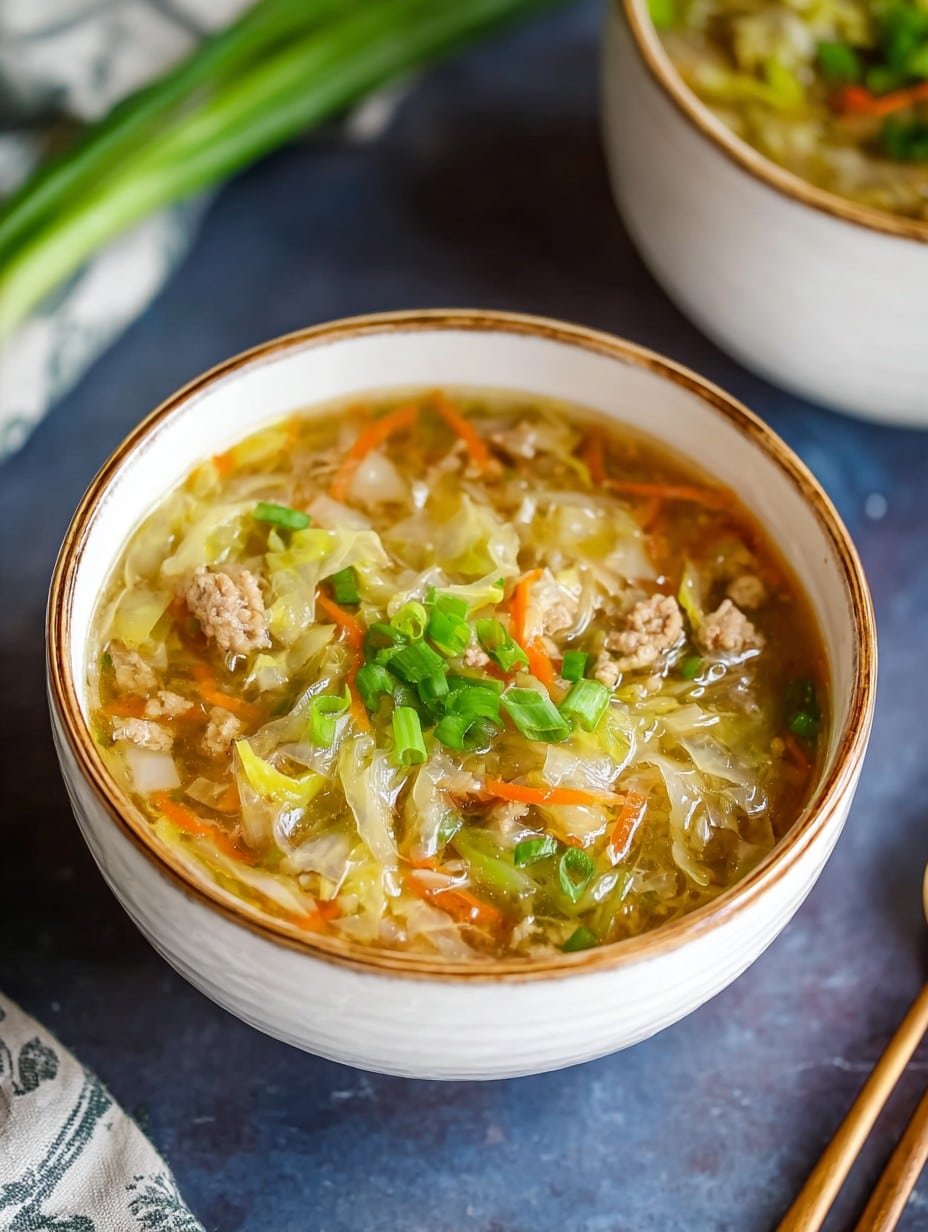 Easy Egg Roll Soup (gluten free)