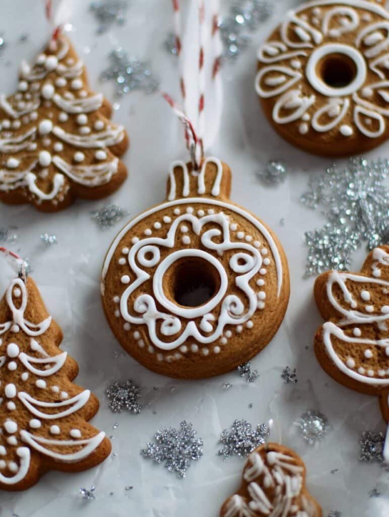 Gingerbread Ornament Cookies