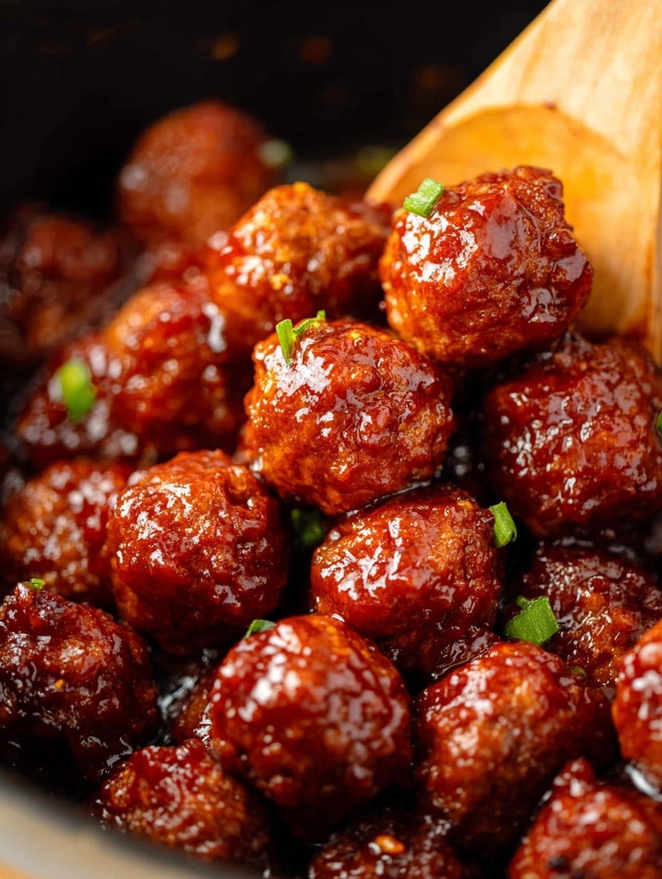 Honey Buffalo Crockpot Meatballs