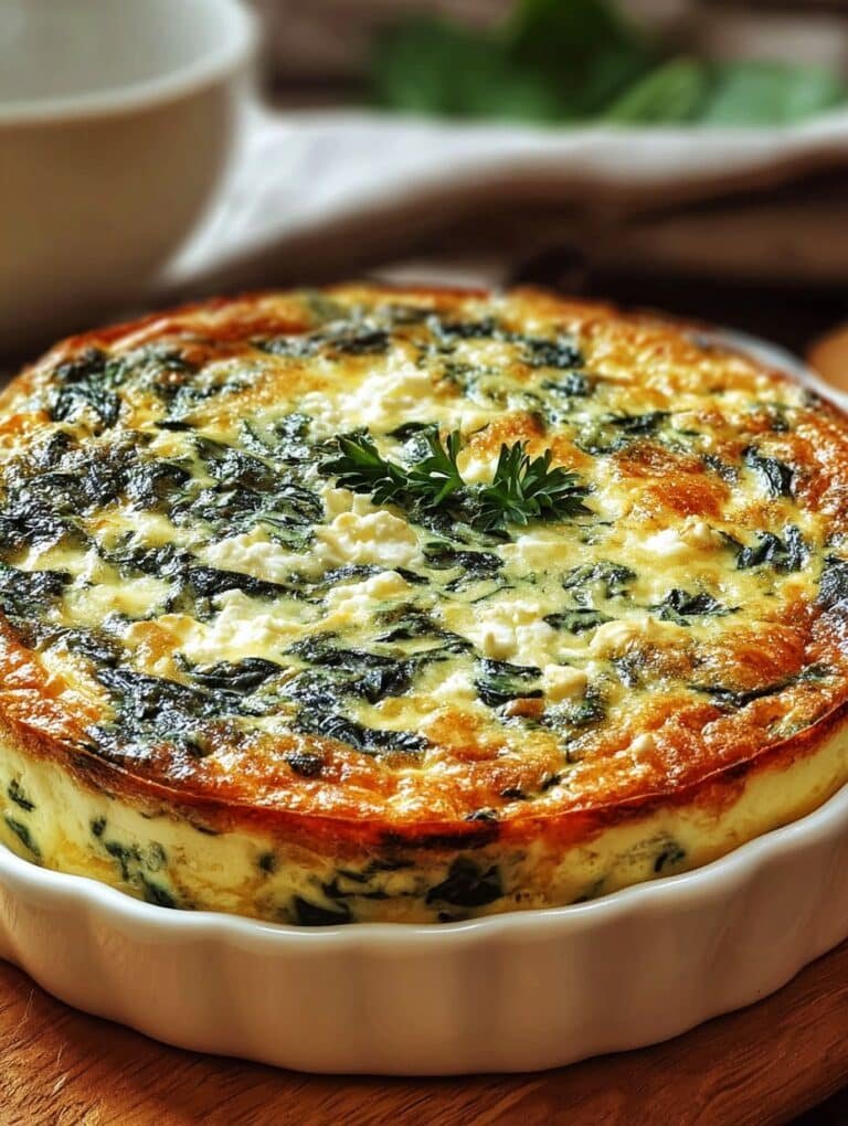 Irresistible Cottage Cheese and Spinach Crustless Quiche Recipe Guide