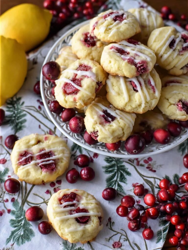 Lemon Cranberry Cookies: My Go-To Tangy Cookie Recipe