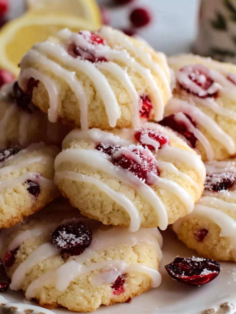 Lemon Cranberry Cookies