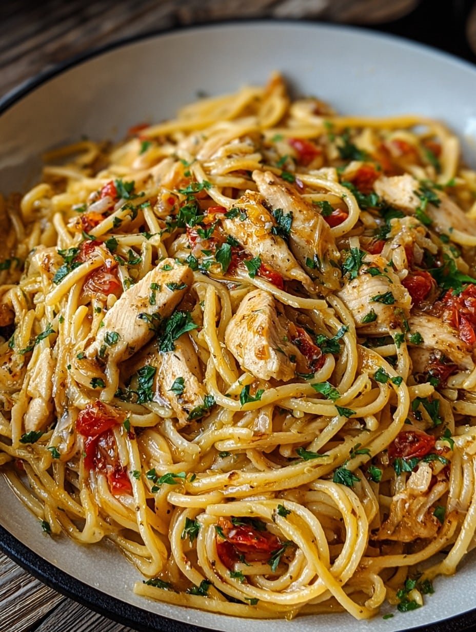 Monterey Chicken Spaghetti