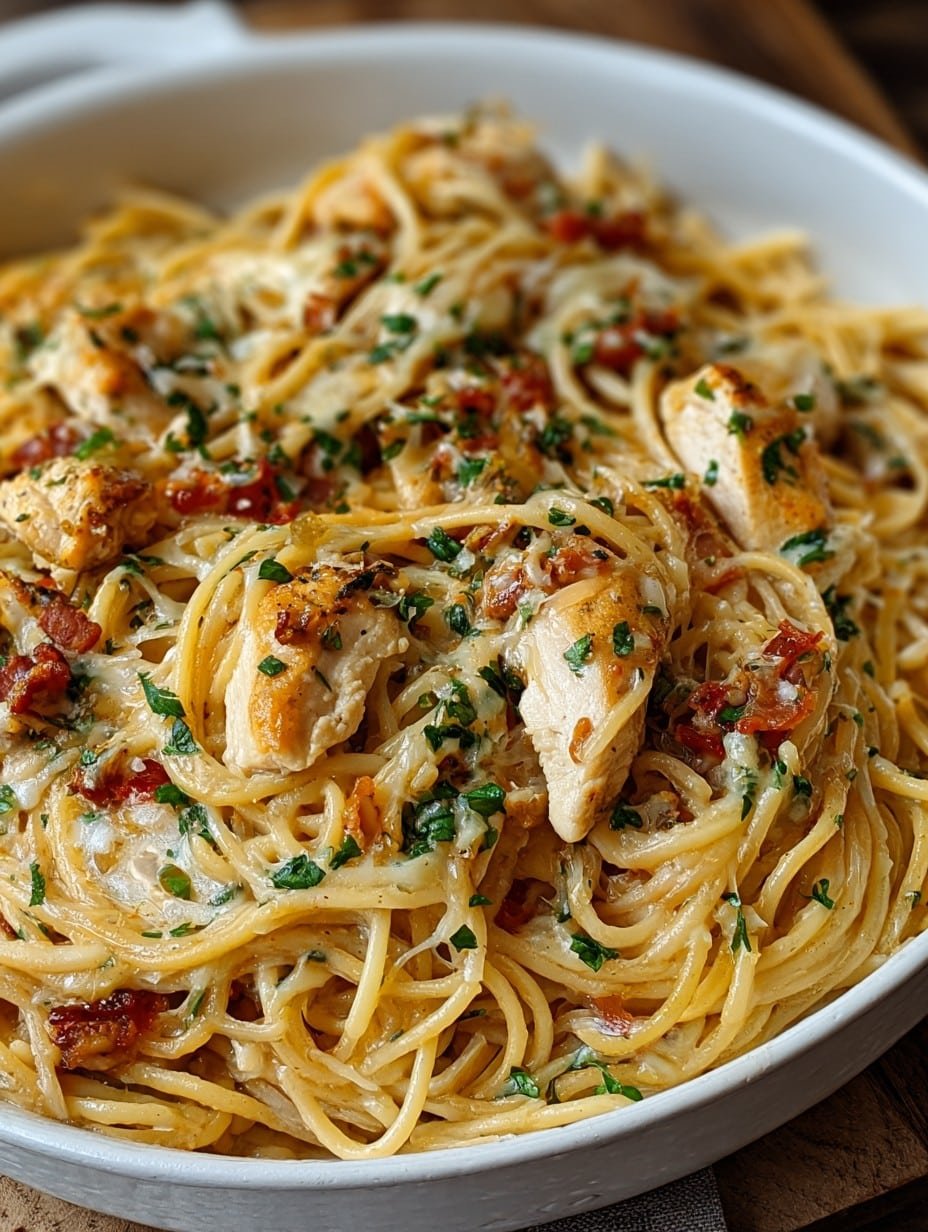 Monterey Chicken Spaghetti