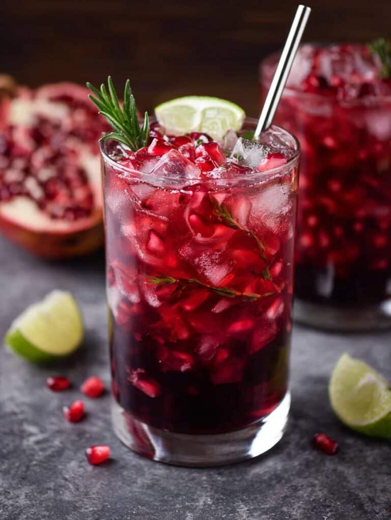 Non-Alcoholic Pomegranate Cocktail