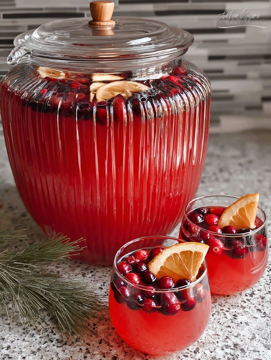 Orange Cranberry Holiday Punch