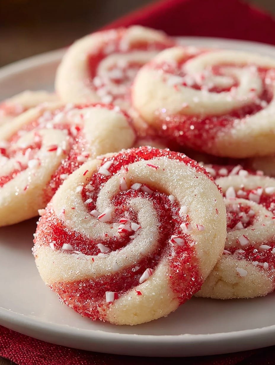 Peppermint Swirl Christmas Cookies