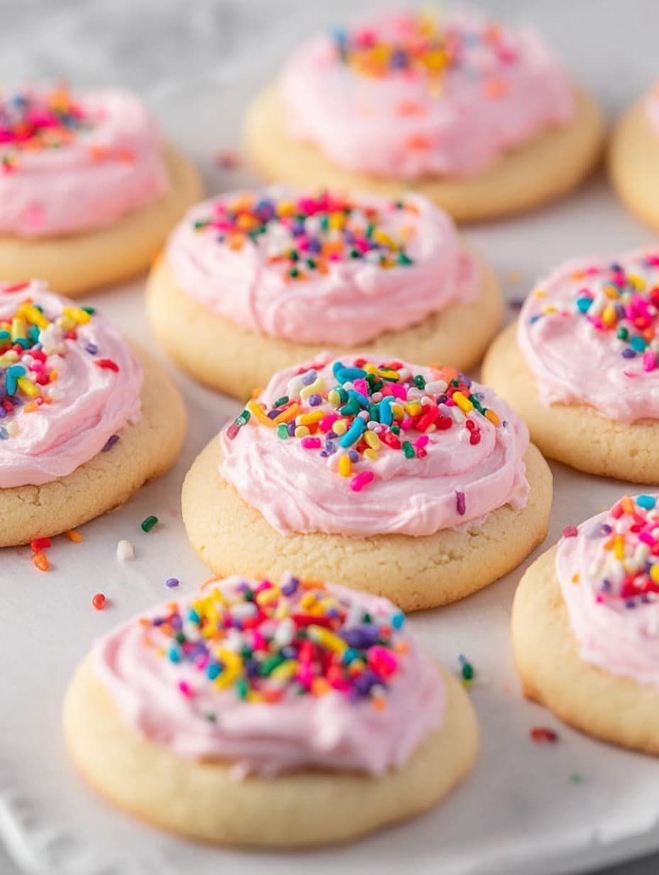 Soft Frosted Sugar Cookies