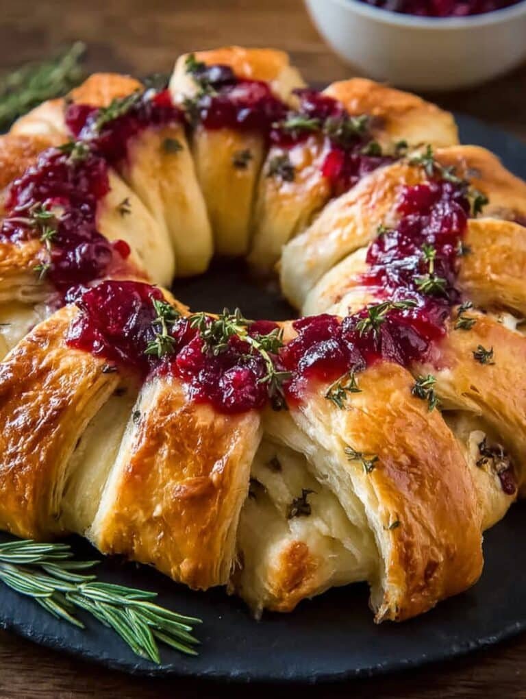 Turkey Cranberry Crescent Ring Recipe: My Go-To Easy Festive Snack