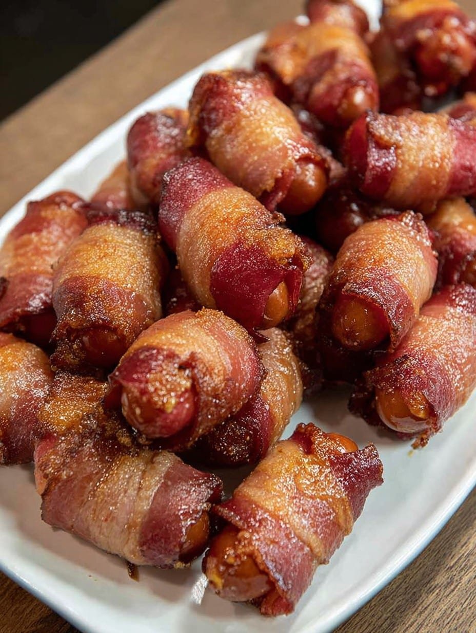 Bacon Wrapped Little Smokies Easy Party Appetizer