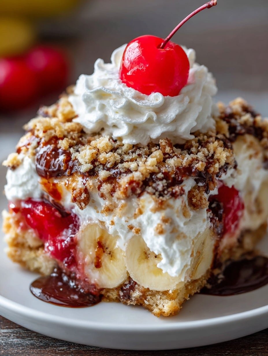 Banana Split Dump Cake Recipe