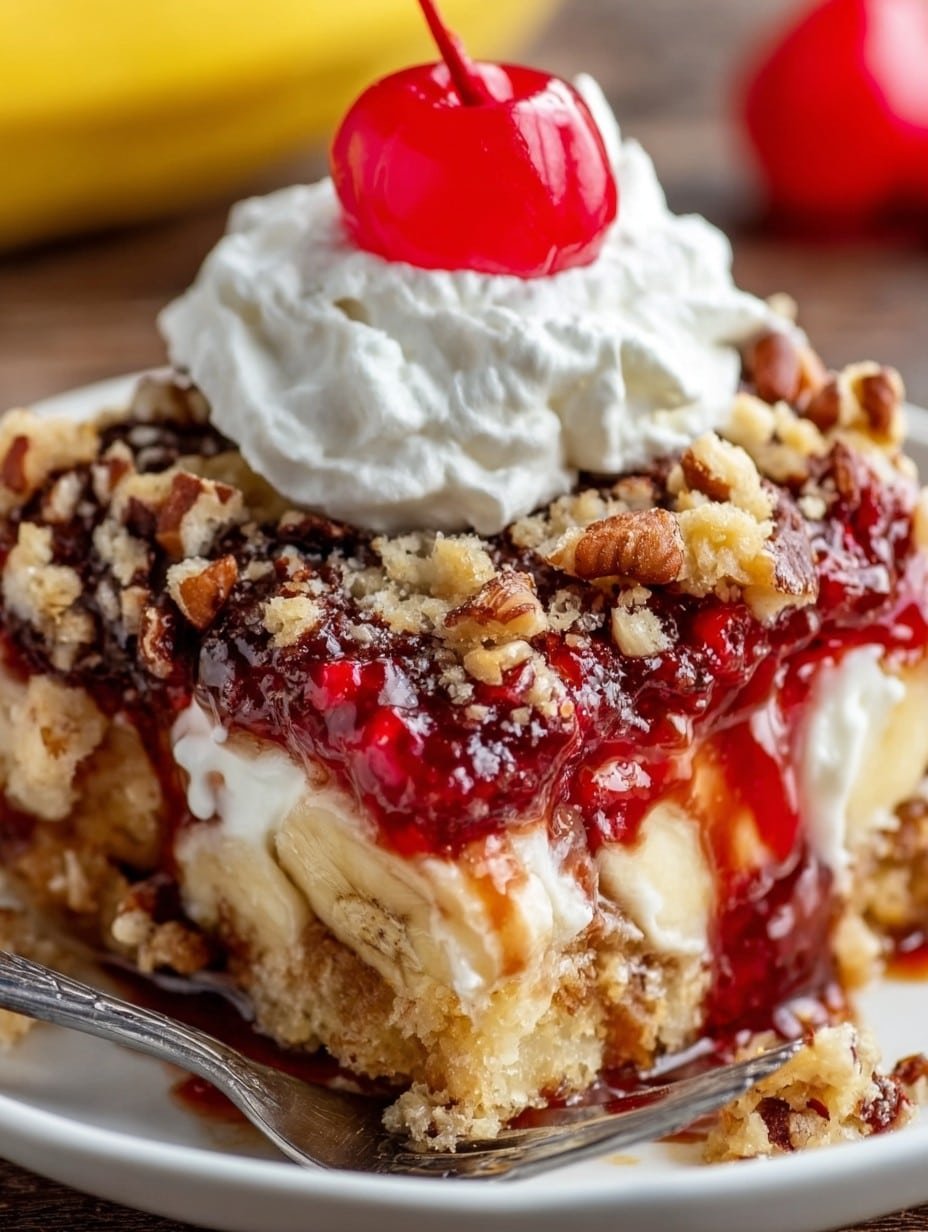 Banana Split Dump Cake Recipe