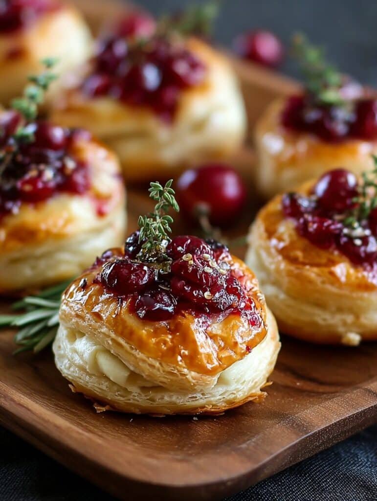 Cranberry Brie Puff Pastry Bites: Easy Cheesy Appetizer Joy