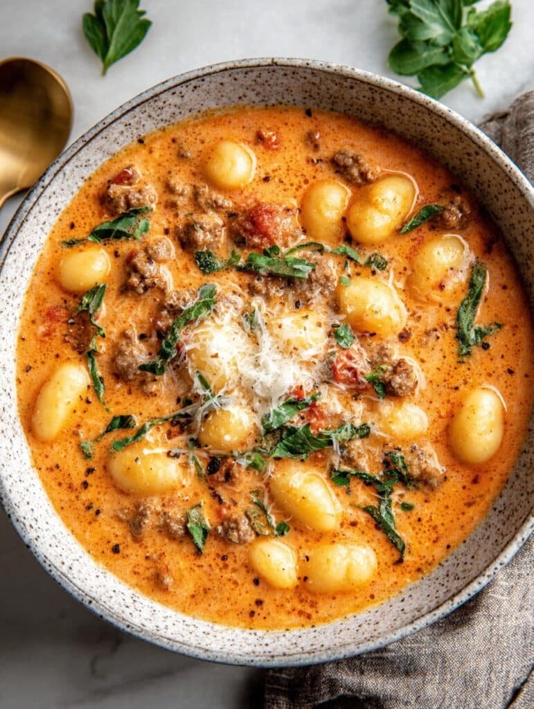 Creamy Italian Sausage Gnocchi Soup: Cozy, Easy, and Hearty