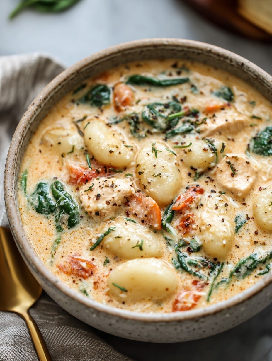 Creamy Marry Me Chicken Gnocchi Soup