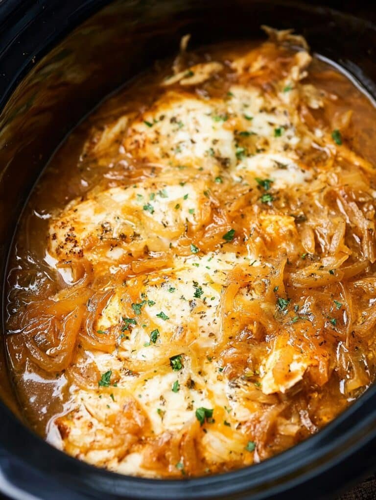 Crock Pot French Onion Chicken: Cozy Weeknight Favorite