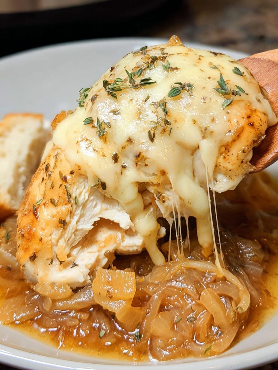 Crock Pot French Onion Chicken