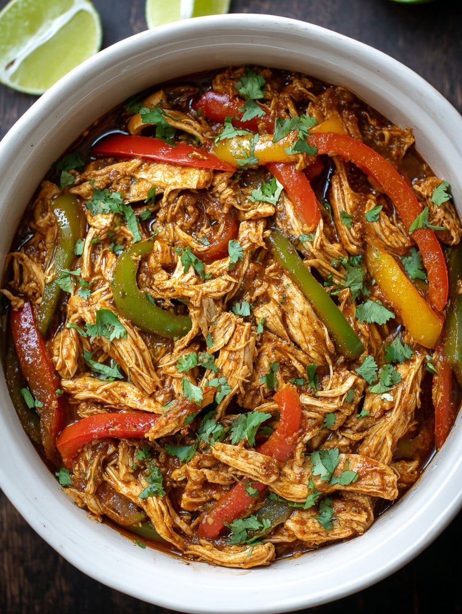 Crockpot Chicken Fajitas