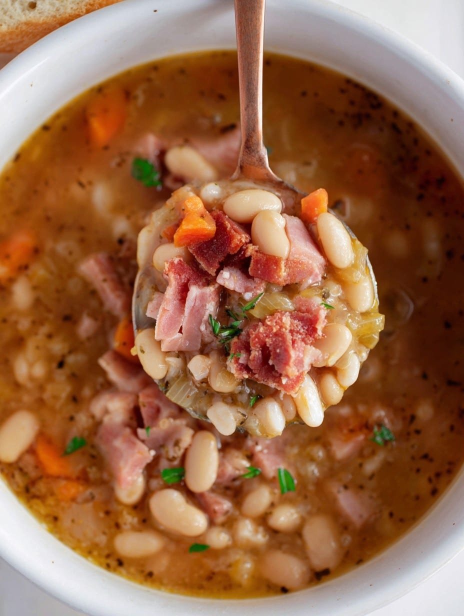 Crockpot Ham & Bean Soup