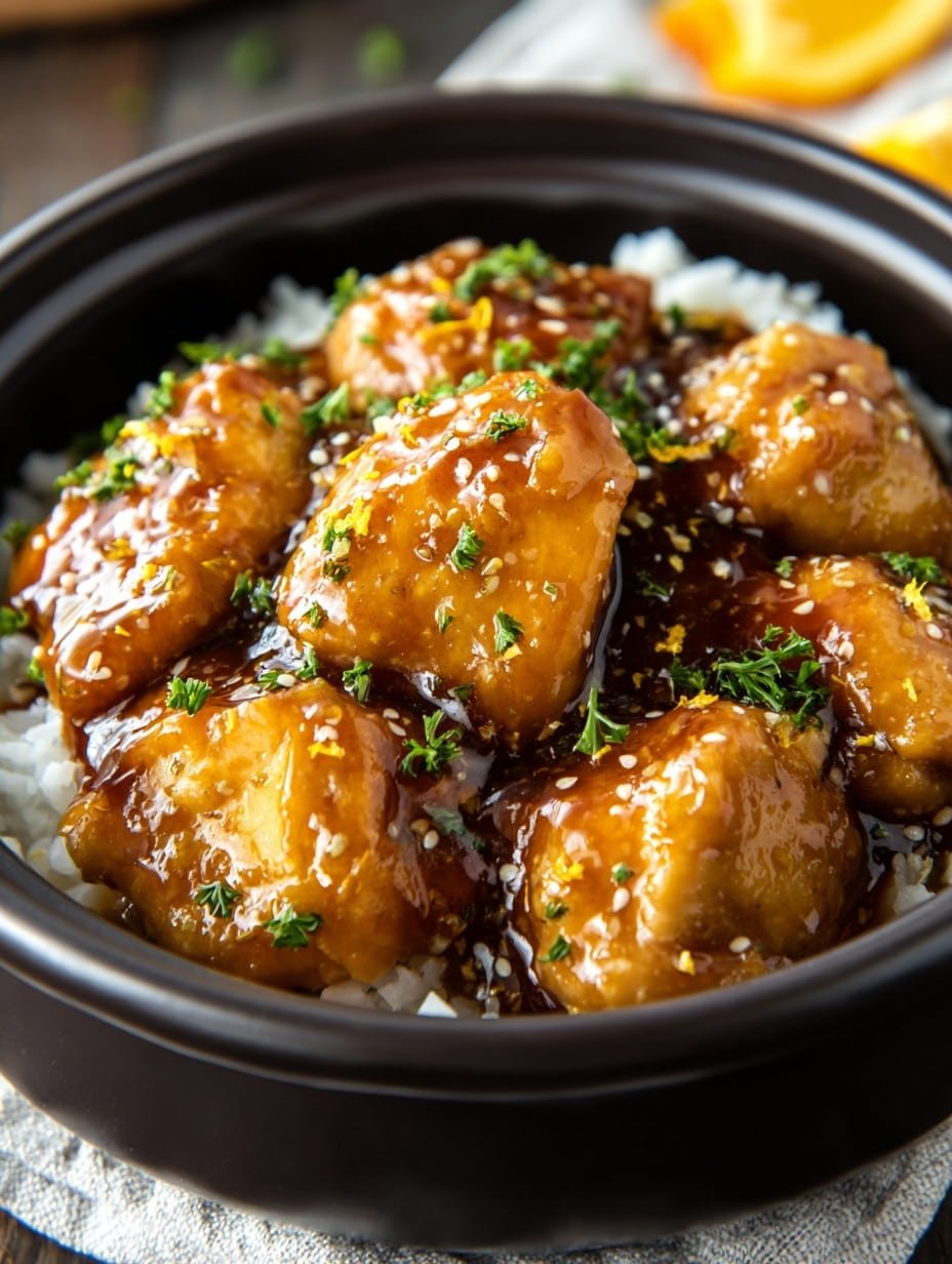 Crockpot Orange Chicken