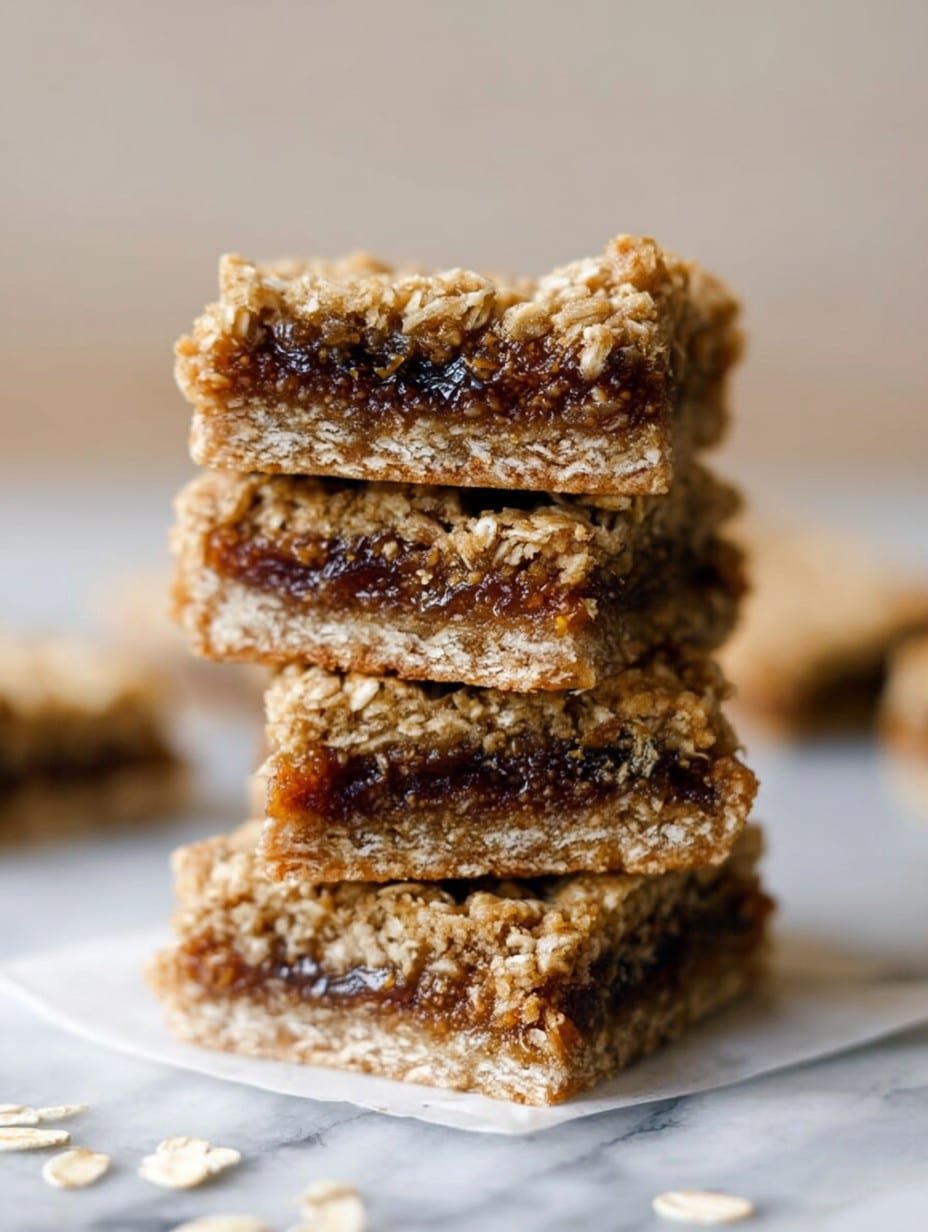 Homemade Oatmeal Fig Bars Recipe