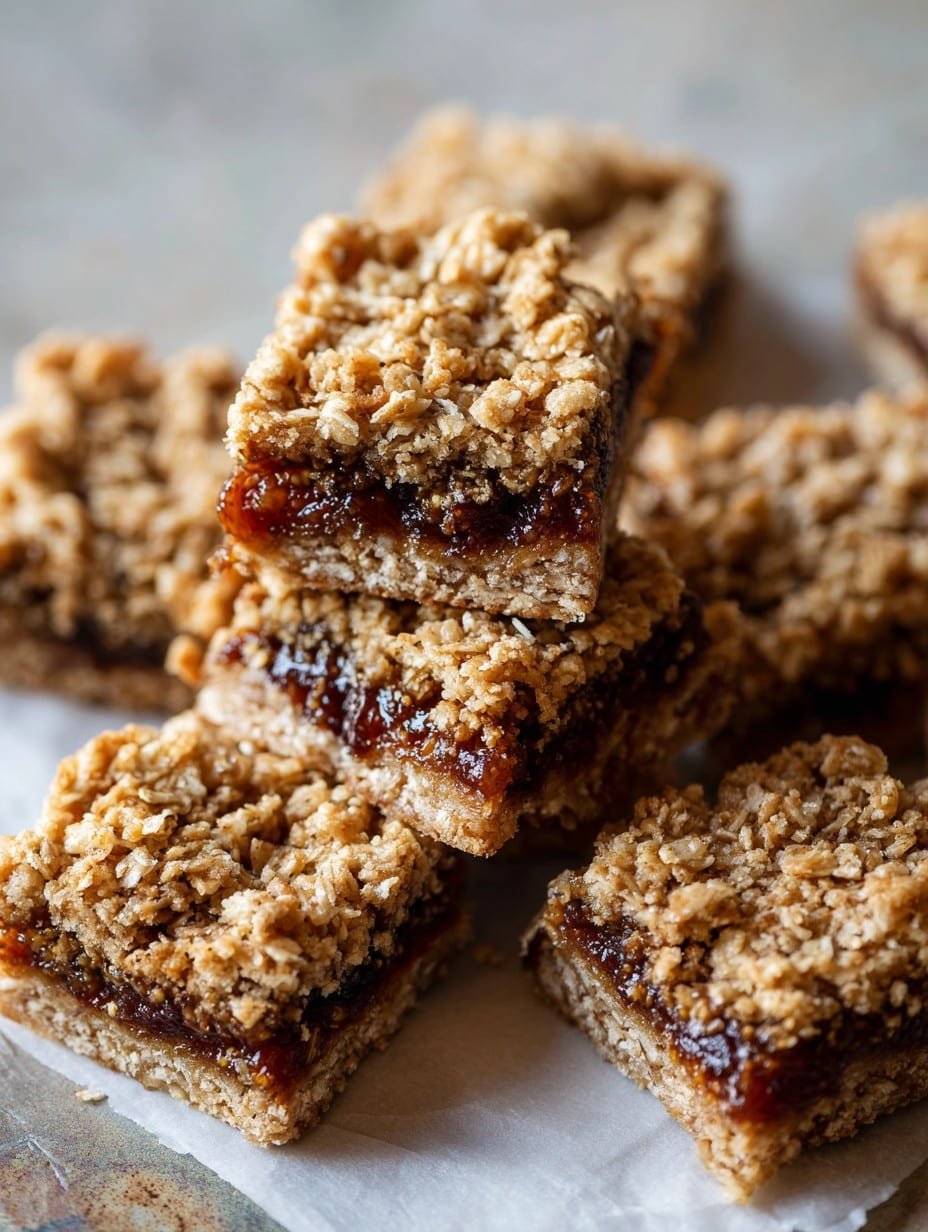 Homemade Oatmeal Fig Bars Recipe