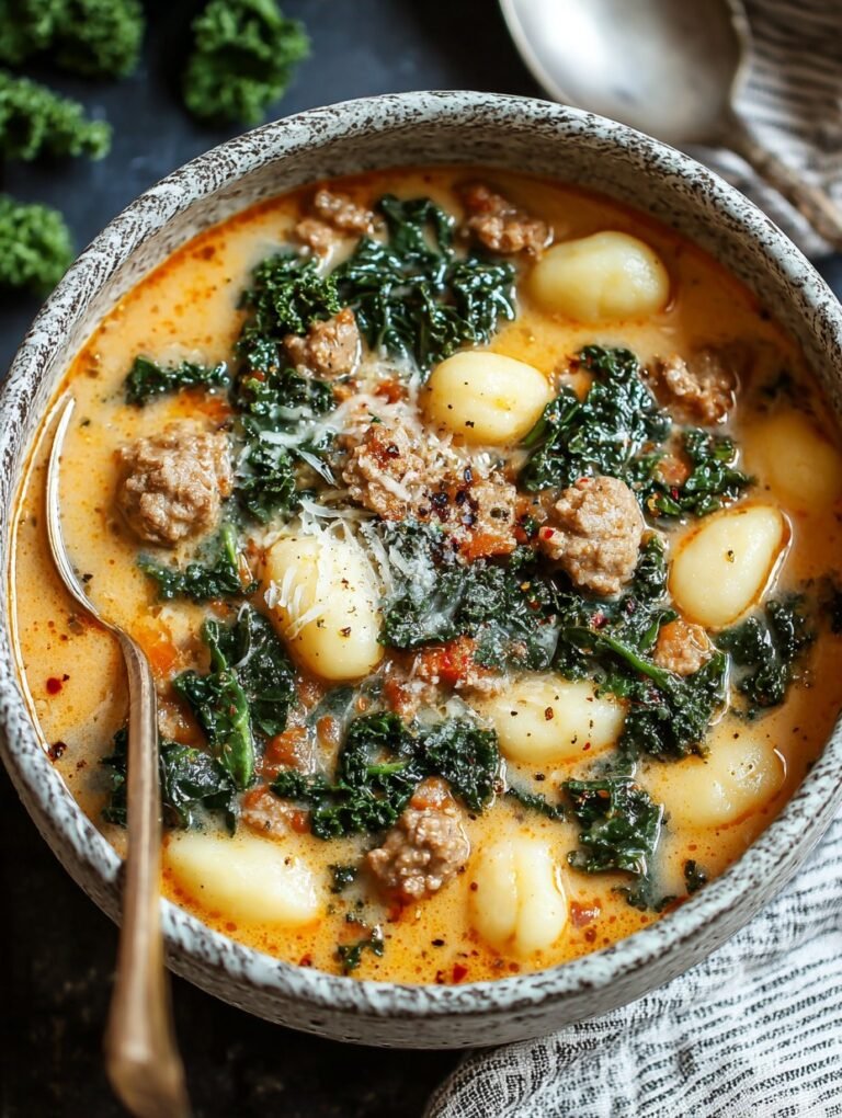 Italian Sausage and Kale Gnocchi Soup – Cozy Homemade Favorite