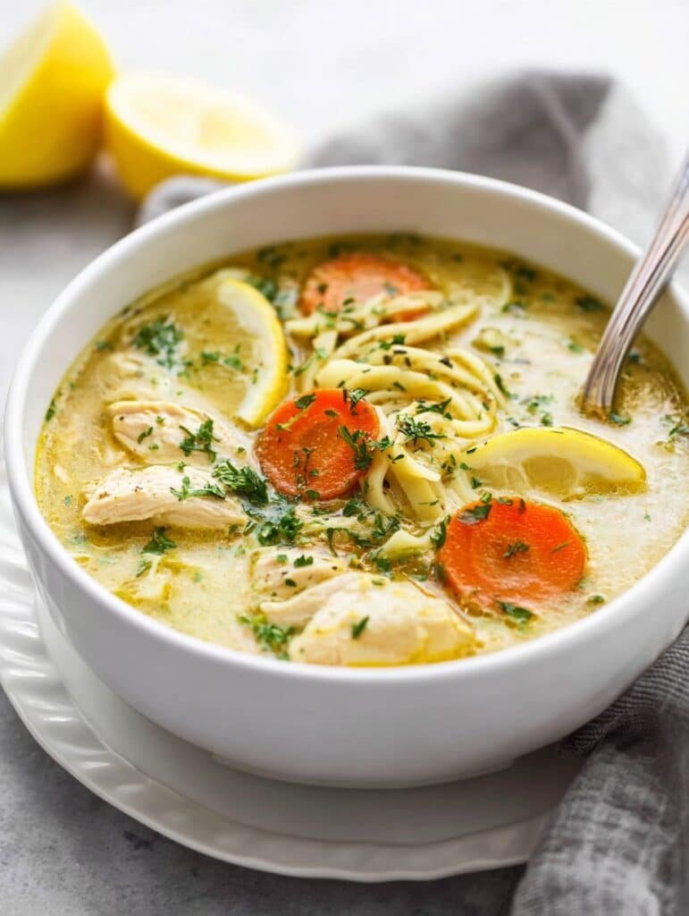 Lemon Chicken Soup That’s Bright, Cozy & Super Easy