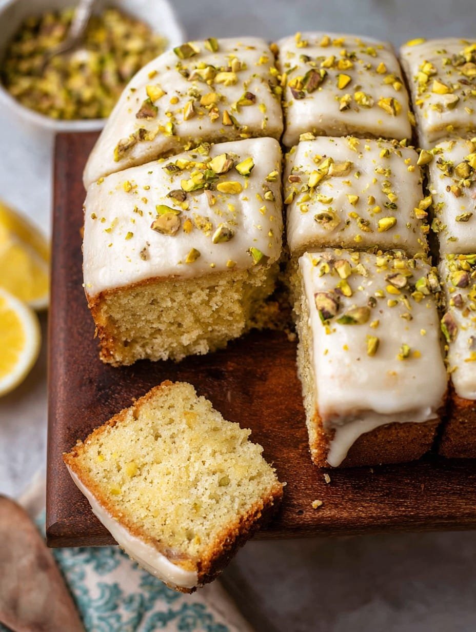 Lemon Pistachio Cake Recipe: Irresistibly Tangy & Nutty Treat