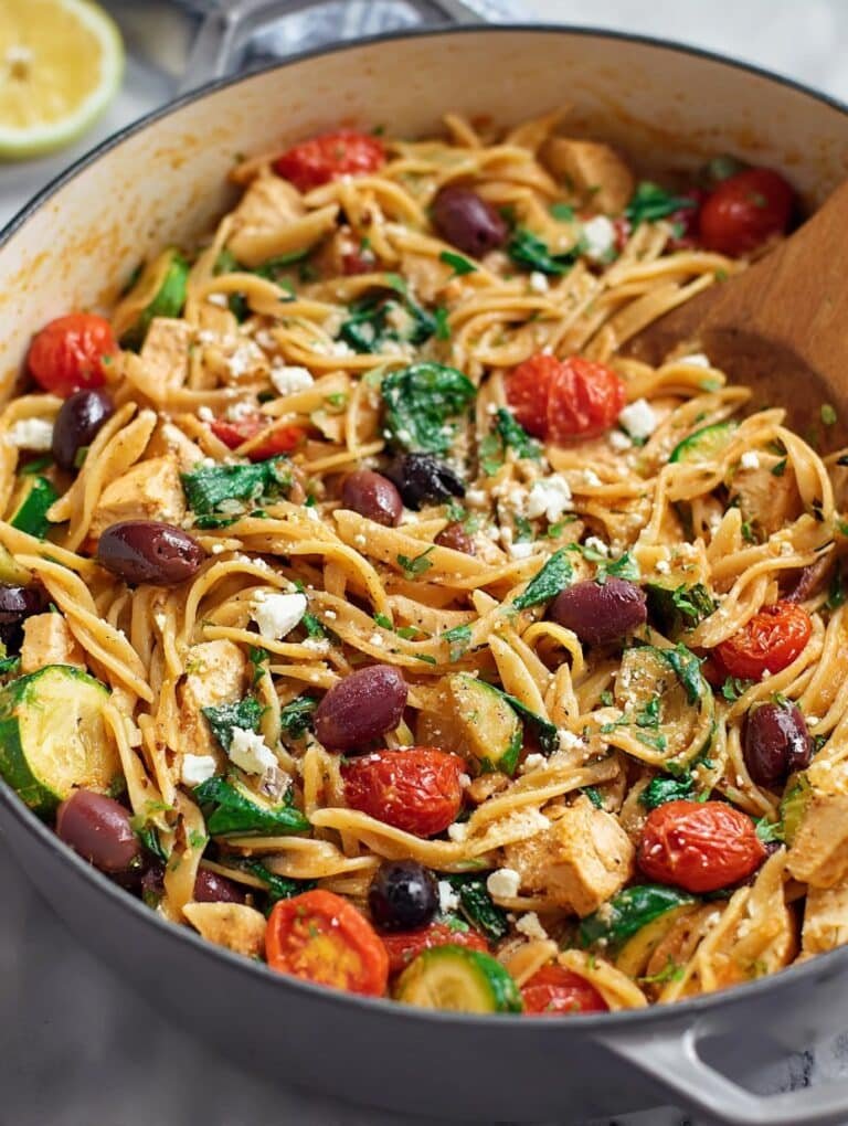 Mediterranean Pasta (One Pot!): Cozy, Easy, Real-Life Recipe