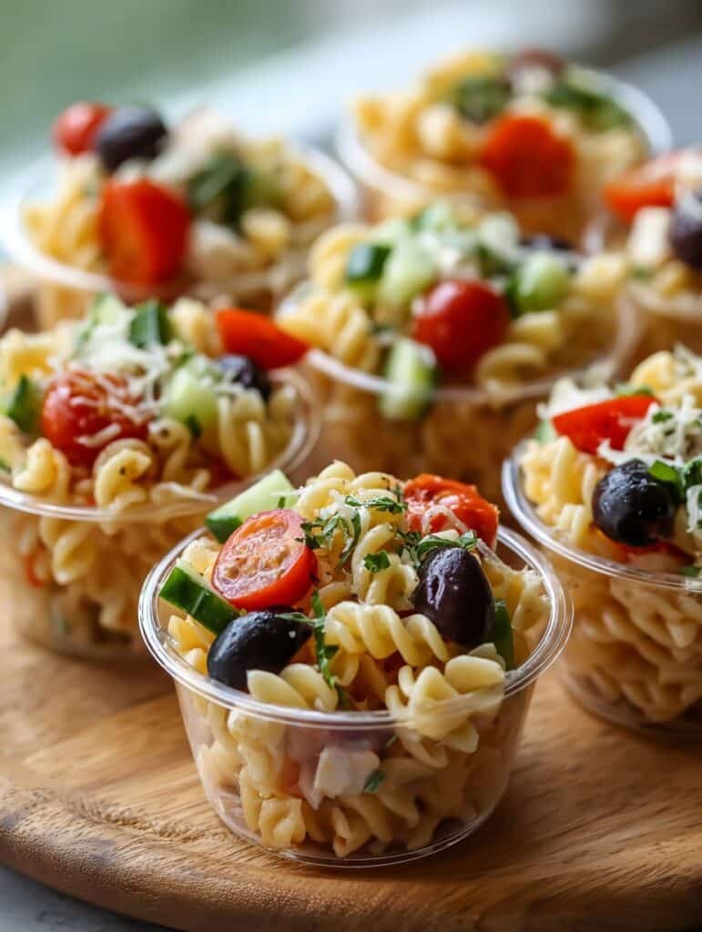 Pasta Salad Cups Recipe For Your Next Graduation Party