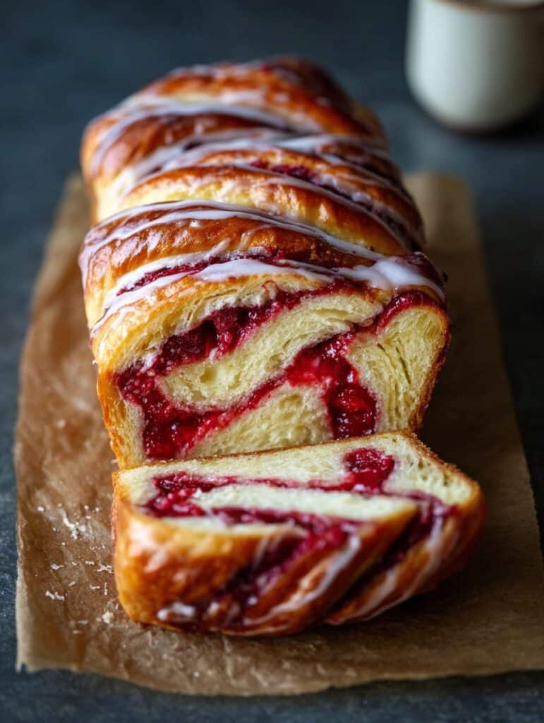 Raspberry Swirl Brioche Loaf Recipe: Home Baker’s Guide