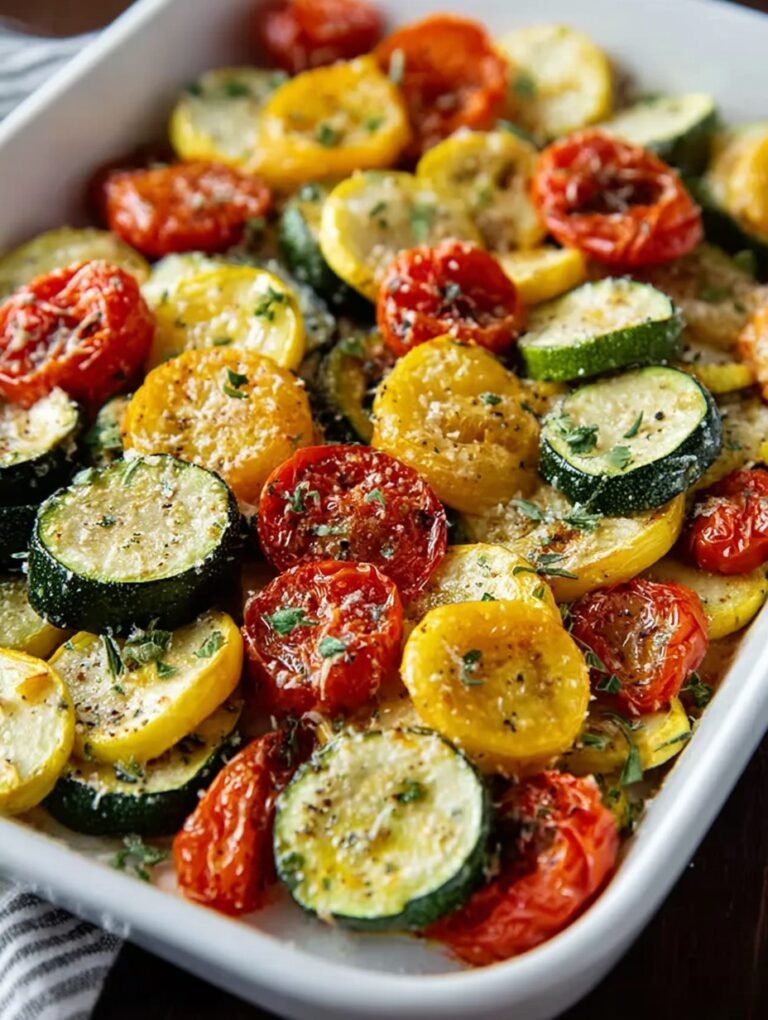 Roasted Garlic-Parmesan Zucchini Squash and Tomatoes Recipe Guide