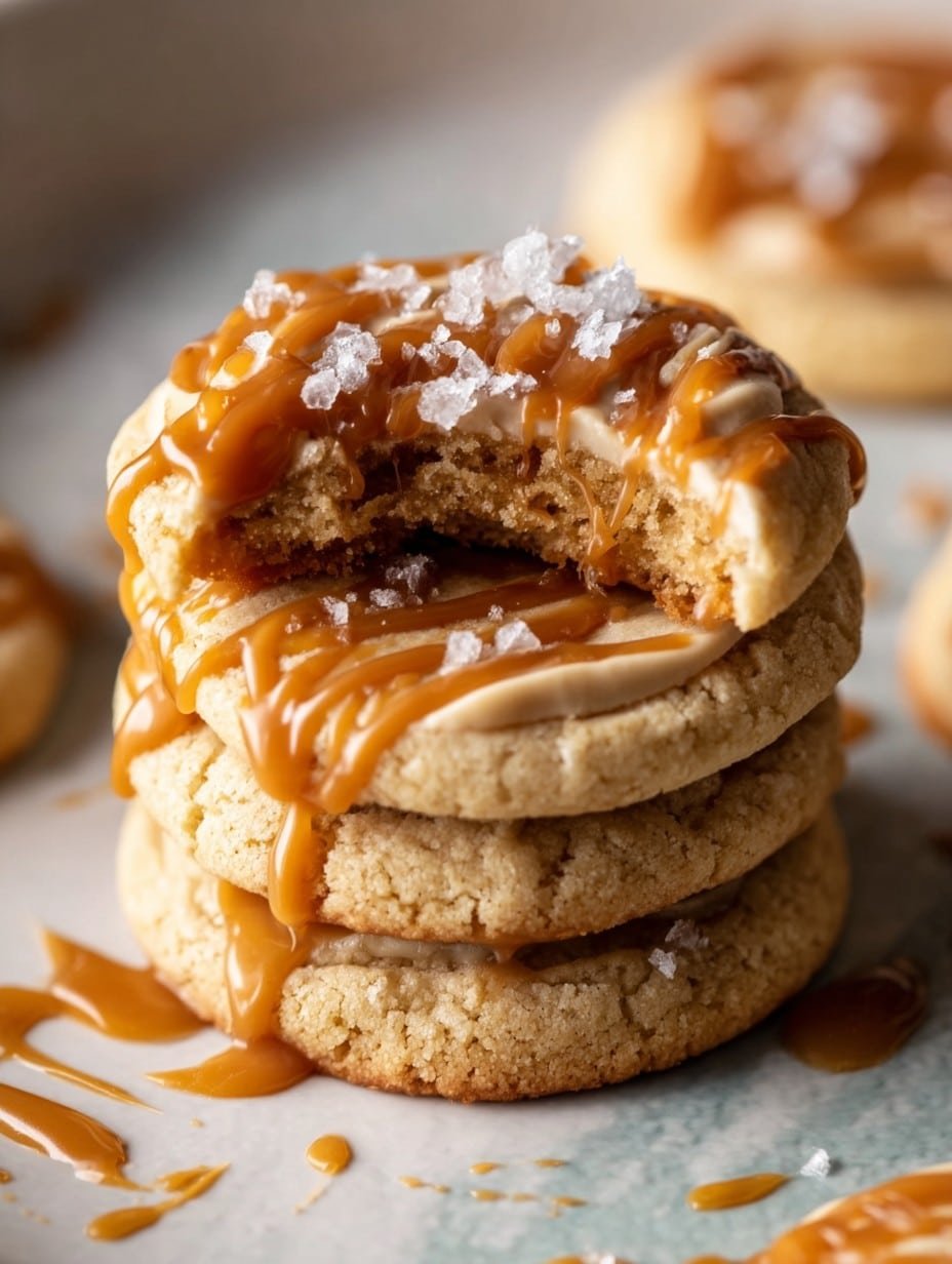 Salted Caramel Cheesecake Cookies Recipe