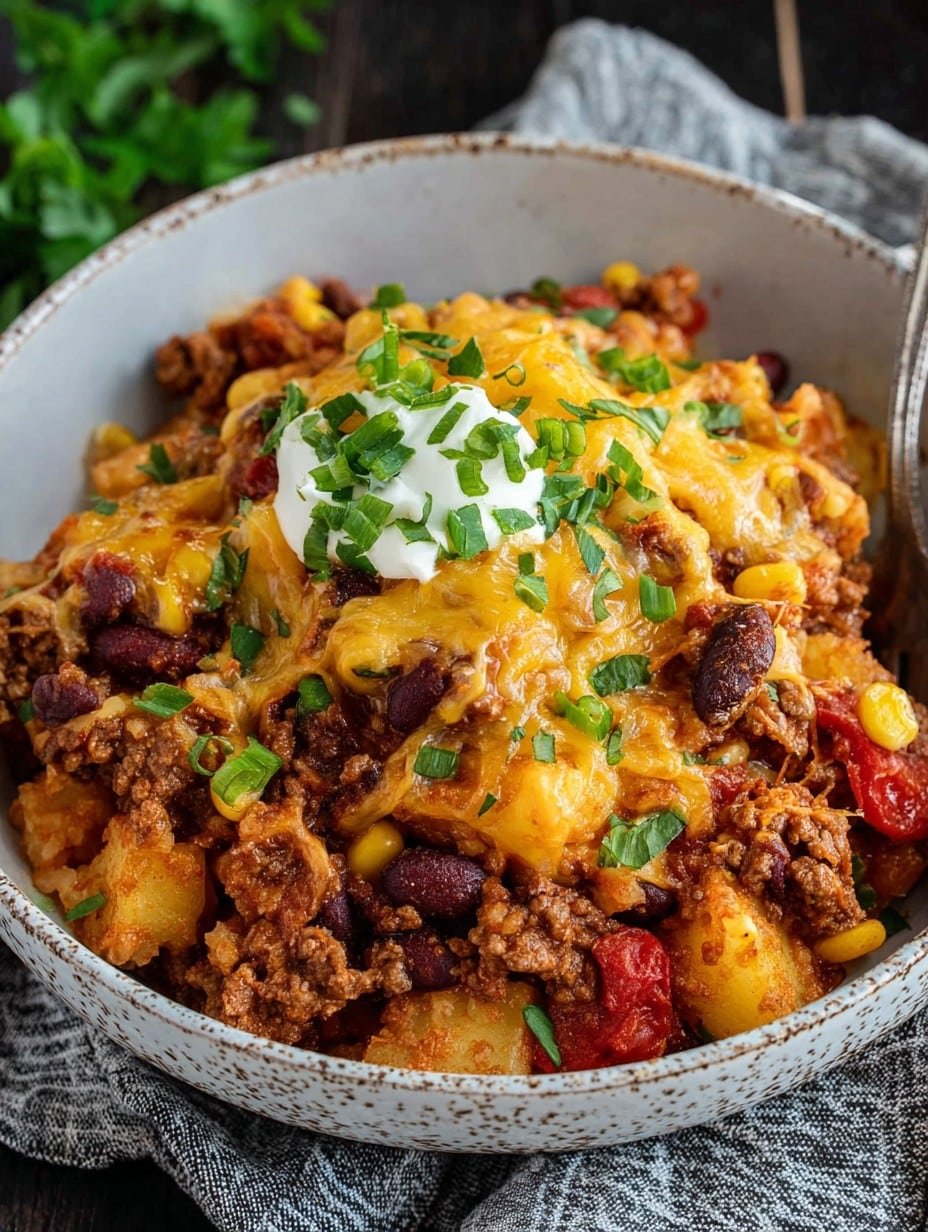 Slow Cooker Cowboy Casserole Recipe